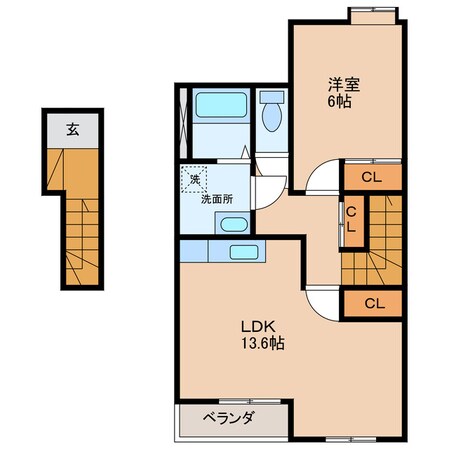 colline de R･I･Zの物件間取画像